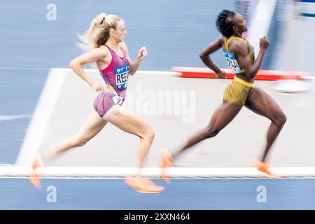 Das Schlesische Stadion In Chorzow, Polen. August 2024. Diamond League Athletics Meeting: Jemma Reekie England 800 Mio. Credit: Action Plus Sports/Alamy Live News Stockfoto