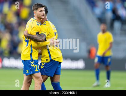 Broendby, Dänemark. November 2023. Broendby's Marko Divkovic während des Superliga-Spiels zwischen Broendby IF und Randers FC im Broendby Stadium am Sonntag, den 25. August 2024. (Foto: Claus Bech/Ritzau Scanpix) Credit: Ritzau/Alamy Live News Stockfoto