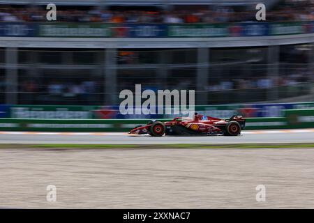 Zandvoort, Monte Carlo, Niederlande. August 2024. CHARLES LECLERC von Scuderia Ferrari beim Großen Preis der Niederlande 2024 (Kreditbild: © Alexis Kahn/ZUMA Press Wire) NUR REDAKTIONELLE VERWENDUNG! Nicht für kommerzielle ZWECKE! Quelle: ZUMA Press, Inc./Alamy Live News Stockfoto