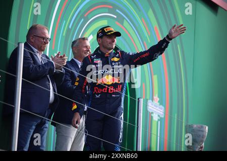 Max Verstappen (Oracle Red Bull Racing, #01) , NDL, Formel 1 Weltmeisterschaft, Grand Prix von Holland, Circuit Zandvoort, Renntag, 25.08.2024 Foto: Eibner-Pressefoto/Annika Graf Stockfoto