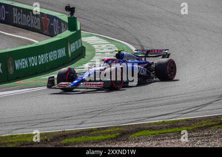 Circuit Zandvoort, Zandvoort, Niederlande. 25.August 2024; Yuki Tsunoda aus Japan und Visa Cash App RB Formel 1 Team während des Grand Prix von Italien Credit: Jay Hirano/AFLO/Alamy Live News Stockfoto