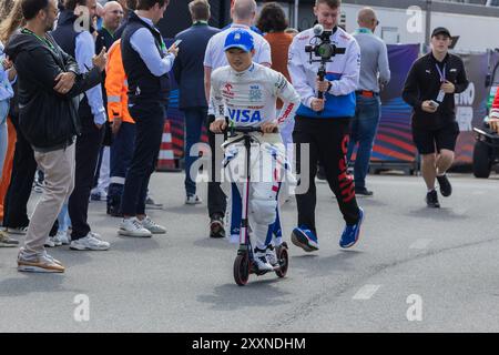 Circuit Zandvoort, Zandvoort, Niederlande. 25.August 2024; Yuki Tsunoda aus Japan und Visa Cash App RB Formel 1 Team während des Grand Prix von Italien Credit: Jay Hirano/AFLO/Alamy Live News Stockfoto