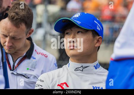 Circuit Zandvoort, Zandvoort, Niederlande. 25.August 2024; Yuki Tsunoda aus Japan und Visa Cash App RB Formel 1 Team während des Grand Prix von Italien Credit: Jay Hirano/AFLO/Alamy Live News Stockfoto