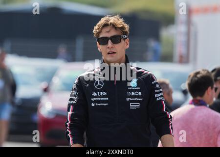 Circuit Zandvoort, Zandvoort, Niederlande. 25.August 2024; George Russell aus Großbritannien und Mercedes-AMG PETRONAS F1 Team während des Formel-1-Grand-Prix von Italien Credit: Jay Hirano/AFLO/Alamy Live News Stockfoto