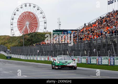 Zandvoort, Niederlande. August 2024. #16 Mathys Jaubert (F, Martinet von Almeras), Porsche Mobil 1 Supercup auf dem Circuit Zandvoort am 24. August 2024 in Zandvoort, Niederlande. (Foto von HOCH ZWEI) Credit: dpa/Alamy Live News Stockfoto