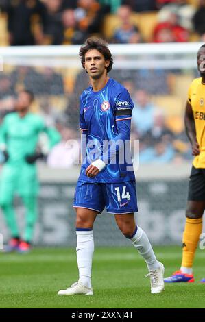 Wolverhampton, Großbritannien. August 2024. Joao Felix während des Premier League-Spiels zwischen Wolverhampton Wanderers und Chelsea Credit: MI News & Sport /Alamy Live News Stockfoto