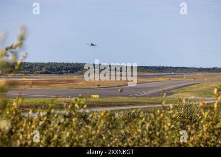 Flughafen Arlanda, nördlich von Stockholm, Schweden, samstags. Stockfoto