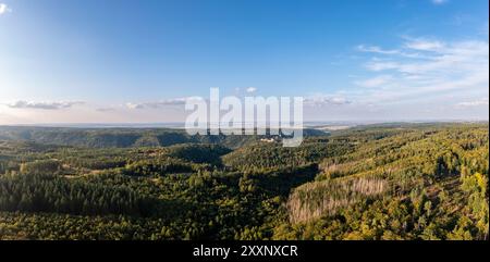 Das Selketal zwischen Meisdorf und Mägdesprung Naturlandschaft Selketalstieg Stockfoto