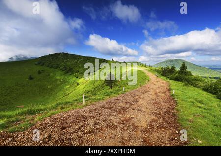 Der alte Vulkan Puy Pariou in der Auvergne in Frankreich Stockfoto
