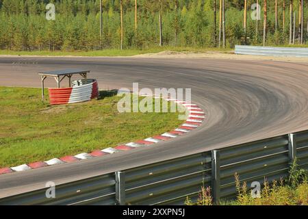 Motocross-Rennen in Schweden Stockfoto