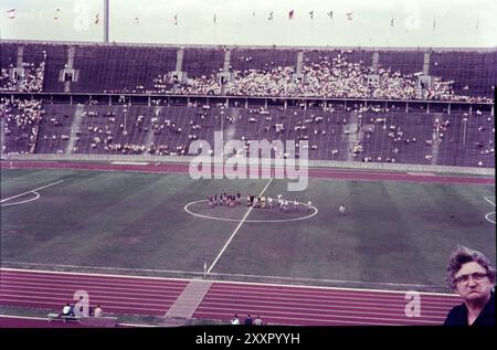 Olympiastadion GER, Berlin, Aufnahme ca. 1961, Olympiastadion, WM Qualfikation Europa, Gruppe 3, BRD und Nordirland, Fußball *** Olympiastadion GER, Berlin, Foto CA 1961,Olympiastadion, WM-Qualifikation Europa, Gruppe 3, BRD und Nordirland, Fußball Stockfoto