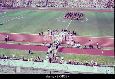 Olympiastadion GER, Berlin, Aufnahme ca. 1961, Olympiastadion, WM Qualfikation Europa, Gruppe 3, BRD und Nordirland, Fußball *** Olympiastadion GER, Berlin, Foto CA 1961,Olympiastadion, WM-Qualifikation Europa, Gruppe 3, BRD und Nordirland, Fußball Stockfoto