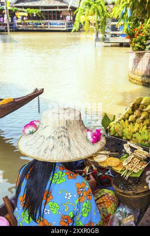 Schwimmender Markt in Pattaya Thailand Stockfoto