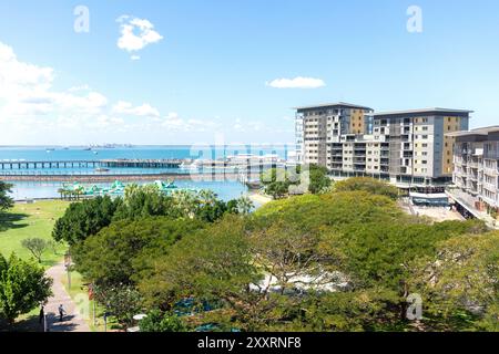 Waterfront Lagoon, Darwin Waterfront Precinct, City of Darwin, Northern Territory, Australien Stockfoto