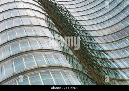 Hauptquartier Fassade Rabobank Hauptquartier Fassade, Downtown Utrecht, Niederlande. Utrecht Hoofdkantoor Rabobank Utrecht Nederland Copyright: XGuidoxKoppesxPhotox Stockfoto