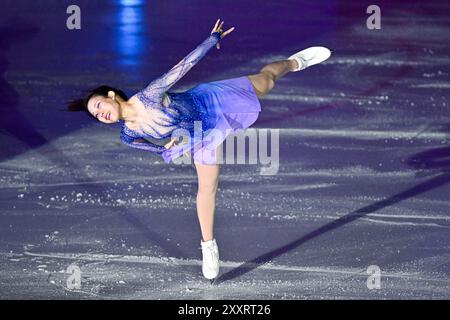 Mai MIHARA (JPN), bei der Japanese Dream - Ice Gala, in der Acinque Ice Arena, am 15. August 2024 in Varese, Italien. Quelle: Raniero Corbelletti/AFLO/Alamy Live News Stockfoto