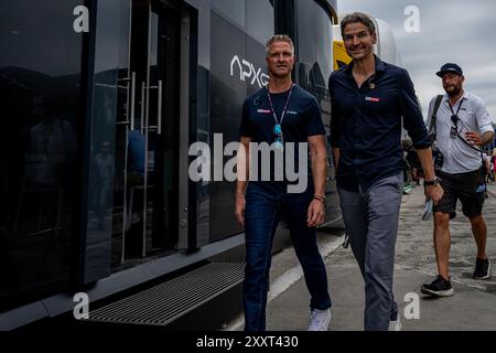 UNGARN – 20. JULI: Ralf Schumacher, ehemaliger Rennfahrer, beim Großen Preis von Ungarn am Samstag, 20. Juli 2024 in Mogyorod, Ungarn. (Foto von Michael Potts/BSR Agency) Credit: Orange Pics BV/Alamy Live News Stockfoto