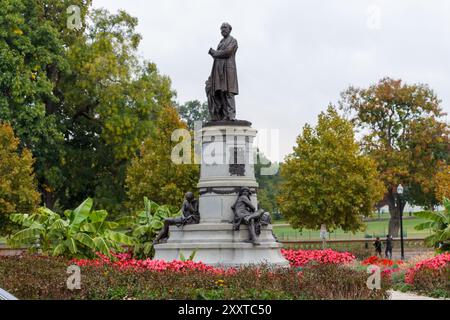 Das James A Garfield Memorial Monument in Washington DC, USA Stockfoto