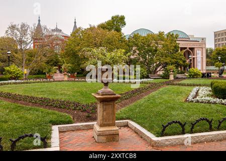 Der Enid A. Haupt Garden in Washington DC, USA. Stockfoto