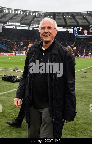 Roma, Italien. März 2023. Foto Fabrizio Corradetti/LaPresse 19 Marzo 2023 Roma, Italia - SS Latium vs AS Roma - Campionato italiano di calcio Serie A TIM 2022/2023 - Stadio Olimpico. Nella Foto: Sven Goran Eriksson 19. März 2023 Rom, Italien - SS Latium vs AS Roma - italienische Fußballmeisterschaft der Serie A 2022/2023 - Olympisches Stadion. Auf dem Foto: Sven Goran Eriksson Credit: LaPresse/Alamy Live News Stockfoto