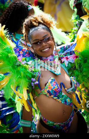 Notting Hill Karneval Montag, 26. August 2024 Stockfoto