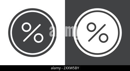 Schnelles Leihsymbol flaches Set in schwarz-weiß Farbe Umrissvektor Stock Vektor