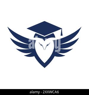 Eagle Education Logo Stock Vektor