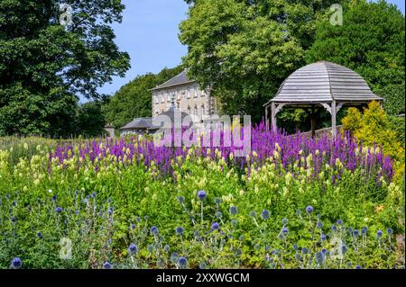 Blumenausstellungen im Pollok Country Park, Glasgow, Schottland, Großbritannien, Europa Stockfoto