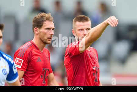 München, Deutschland. August 2024. Leon GORETZKA, FCB 8 Eric Dier, FCB 15 FC BAYERN München - GRASHOPPERS Zuerich 4-0 am 20. August 2024 in München Saison 2024/2025, FCB, Fotograf: ddp Images/STAR-Images Credit: ddp Media GmbH/Alamy Live News Stockfoto