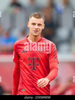 München, Deutschland. August 2024. Gabriel Vidovic, FCB 46 beim Freundschaftsspiel FC BAYERN München - GRASHOPPERS Zuerich 4-0 am 20. August 2024 in München Saison 2024/2025, FCB, Fotograf: ddp Images/STAR-Images Credit: ddp Media GmbH/Alamy Live News Stockfoto