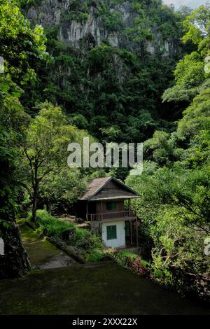 Prince Souphanouvong Residenz in den Vieng XAI Caves, Viengxay, Houaphanh, Laos Stockfoto