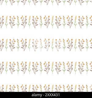 Nahtlose Muster mit Blumen Stockfoto