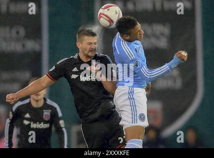 Washington, D.C. - Freitag, 02. Oktober 2015: D.C United besiegte den New York City FC 2-1 in einem MLS-Spiel im RFK Stadium. Stockfoto