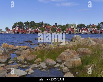 Fischerdorf Roennskaer, Schweden, Europa Stockfoto