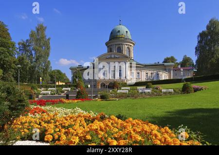 Ladek-Zdroj (Bad Landeck) im Glatzer Land, Schlesien, Ladek-Zdroj, Heilbad im Klodzko-Tal, Polen, Europa Stockfoto