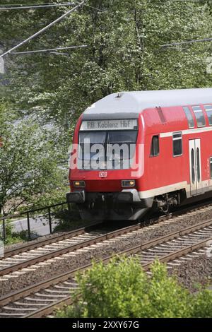 Elektrolokomotive Deutsche Bahn Stockfoto