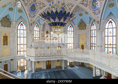 Kasan, Russland, 26. März 2017. Das Innere der Moschee Kul Sharif, Europa Stockfoto