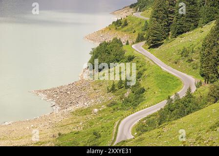 Kaunertal Gletscherstraße, Kaunertal Gletscherstraße 11 Stockfoto