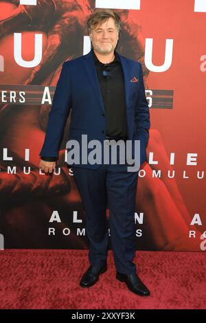 LOS ANGELES - 12. August: Benjamin Wallfisch at the Alien: Romulus World Premiere im TCL Chinese Theater IMAX am 12. August 2024 in Los Angeles, CA Stockfoto