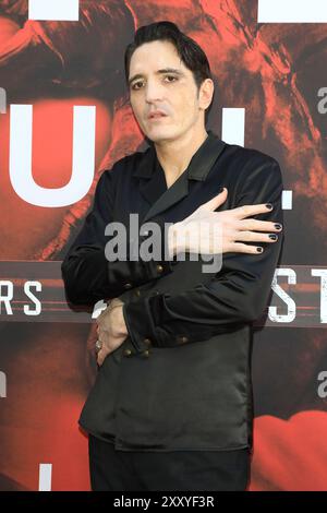 LOS ANGELES - 12. August: David Dustmalchian at the Alien: Romulus World Premiere im TCL Chinese Theater IMAX am 12. August 2024 in Los Angeles, CA Stockfoto