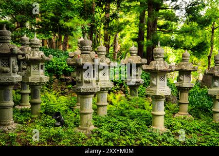 Katsuoji, der Tempel der Daruma-Puppen, in Osaka, Japan Stockfoto