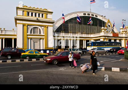 Hua Lamphong Bahnhof in Bangkok, Thailand. Stockfoto