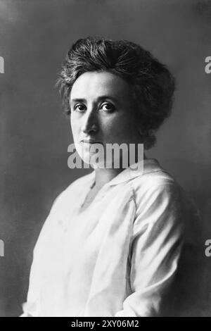 Porträt Rosa Luxemburgs. Ca. 1895–1905. Stockfoto