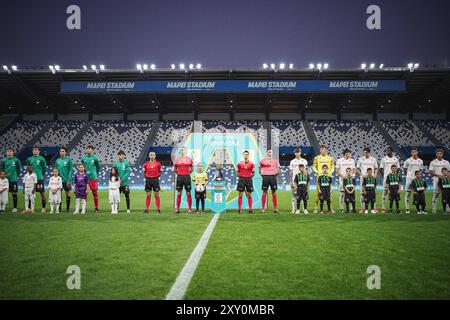 Reggio Emilia, Italien. August 2024. Am Dienstag, den 20. August 2024, steht das Finale des Fußballspiels Supercoppa Primavera zwischen Sassuolo U20 und Fiorentina U20 im Stadion Città del Tricolore in Reggio Emilia (Norditalien) an. Sport - Fußball . (Foto: Marco Alpozzi/Lapresse) Credit: LaPresse/Alamy Live News Stockfoto