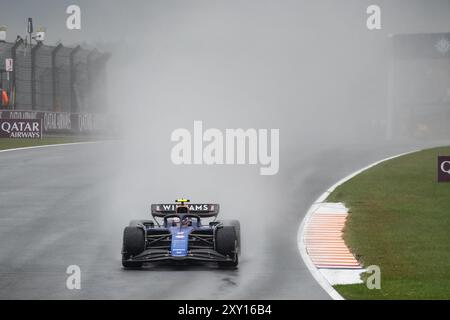 Zandvoort, Niederlande. 22-25. August 2024. Formel 1 Großer Preis Von Heineken Von Holland. Samstag. #2, Logan Sargeant, USA, Williams Racing, FW46, Mercedes, BE Stockfoto