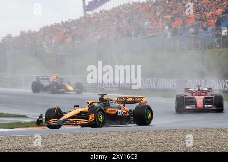 Zandvoort, Niederlande. 22-25. August 2024. Formel 1 Großer Preis Von Heineken Von Holland. Samstag. 81, Oscar PIASTRI, aus, McLaren F1 Team, MCL38, Mercedes eng Stockfoto