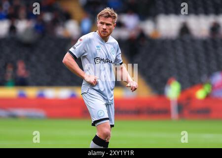 Rumpf, Großbritannien. August 2024. Duncan Watmore von Millwall während des Hull City AFC gegen Millwall FC SKY Bet EFL Championship Match im MKM Stadium, Hull, England, Großbritannien am 24. August 2024 Credit: Every Second Media/Alamy Live News Stockfoto