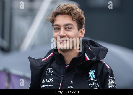 Zandvoort, Niederlande. 22-25. August 2024. Formel 1 Großer Preis Von Heineken Von Holland. Freitag, freies Training. George Russell, Mercedes. Stockfoto