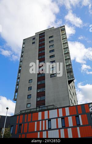 Hillman House 60er Jahre Tower Block in Coventry Stockfoto