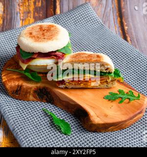 Englisches Frühstück Muffins Stockfoto